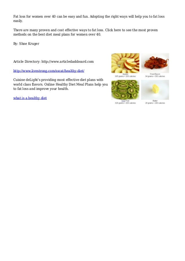 Over 40 Diet - cooktoday