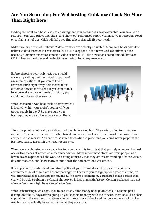 Are You Searching For Webhosting Guidance Look No More Than Right He Images, Photos, Reviews