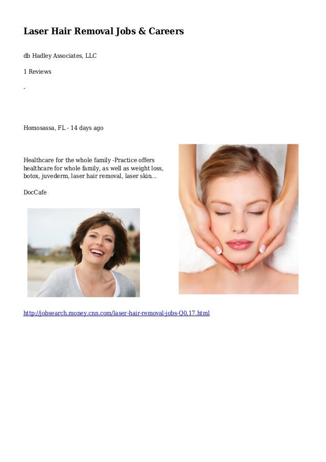 Laser Hair Removal Jobs & Careers