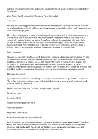 Drug Addiction Treatment Center - Residential Drug Rehab Treatment ...