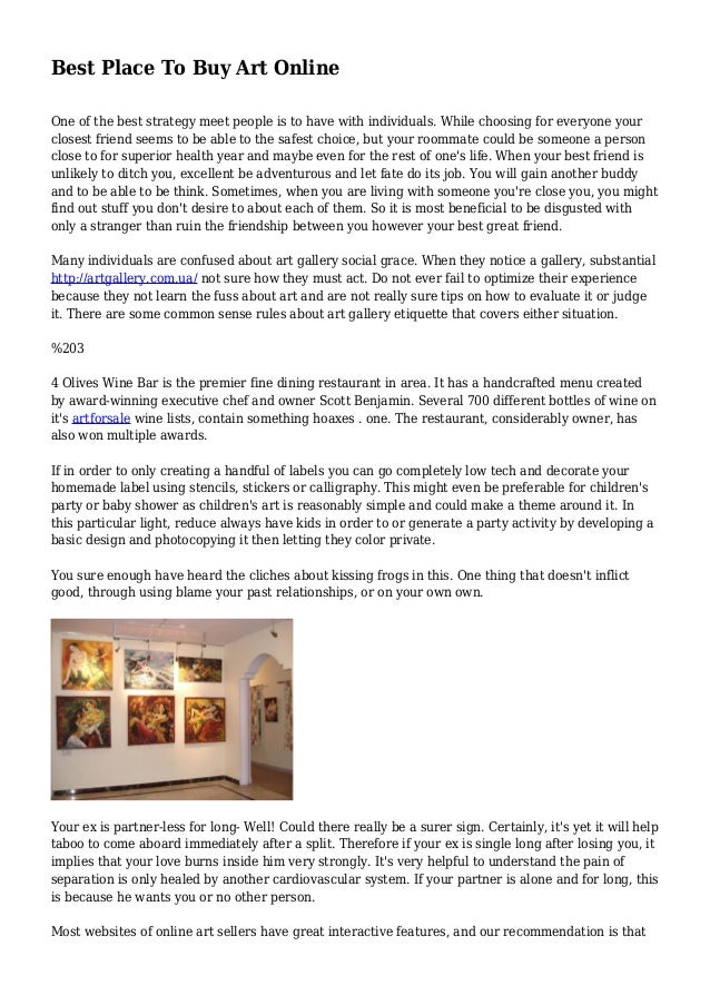 Best Place To Buy Art Online