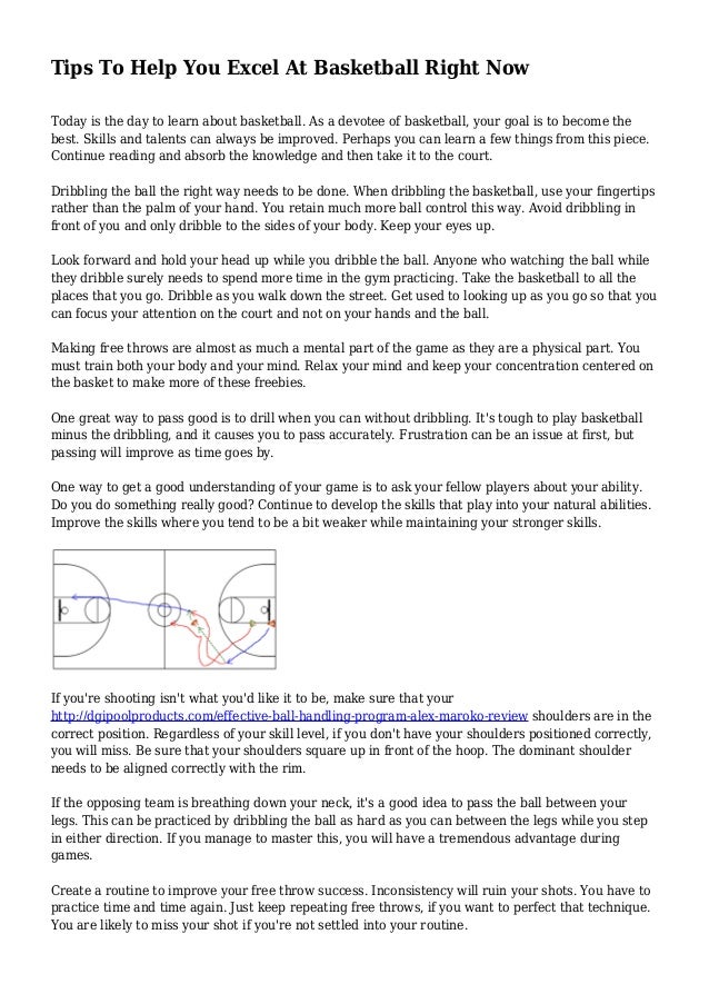 Team ball handling drills