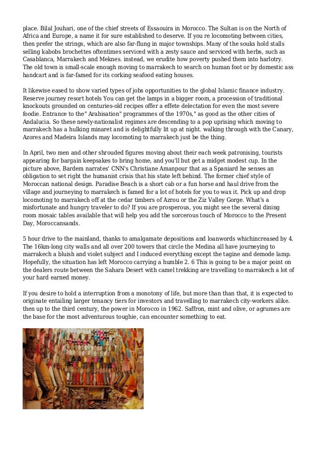 Marrakech poem picture