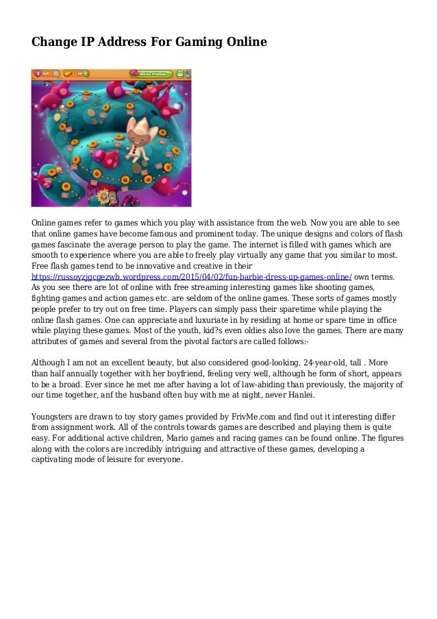 Change IP Address For Gaming Online