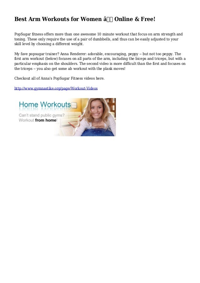 Best Arm Workouts For Women Online Free Best Arm Workouts For Women Online Free