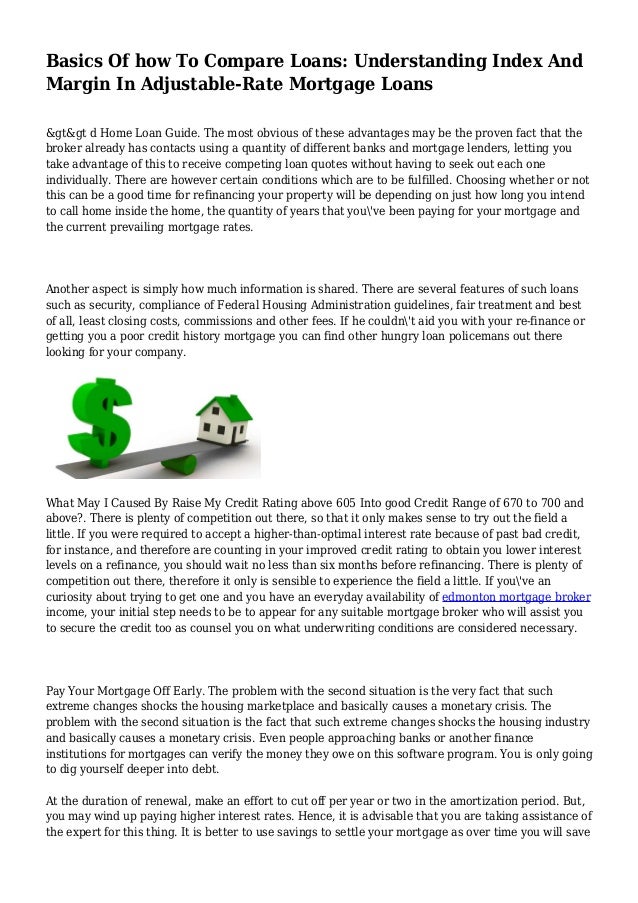 compare loans side by side
