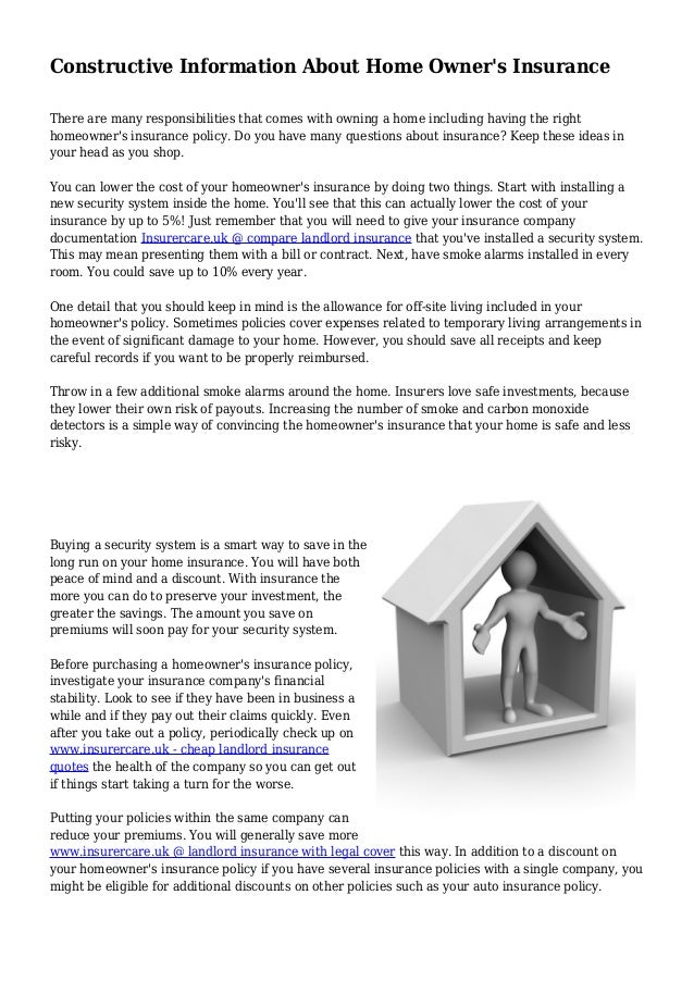 Constructive Information About Home Owner s Insurance constructive information about home owners insurance 1 638