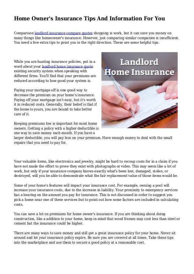 home owners insurance tips and information for you 1 638