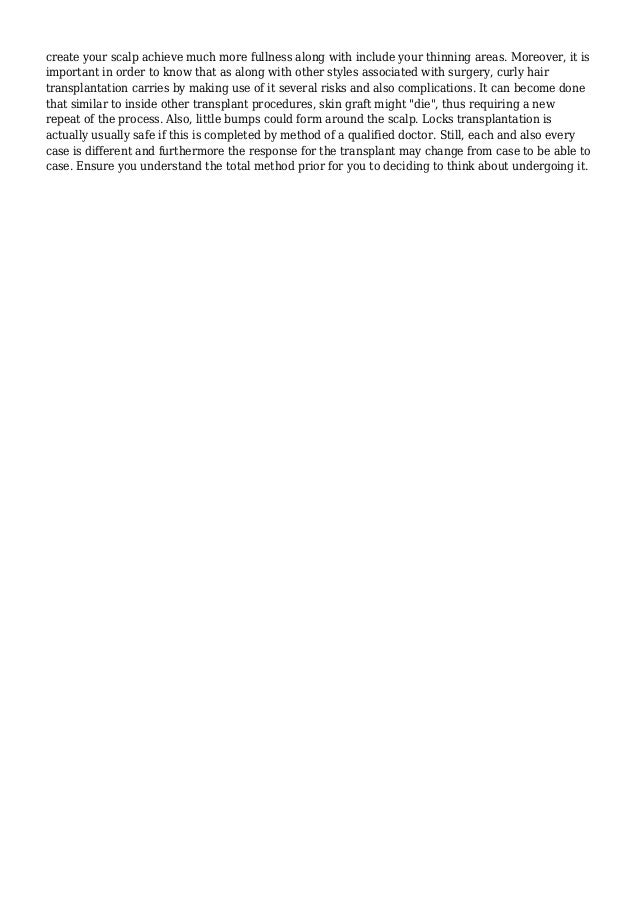 Hair Transplant Three Types Involving Hair Transplantation Methods