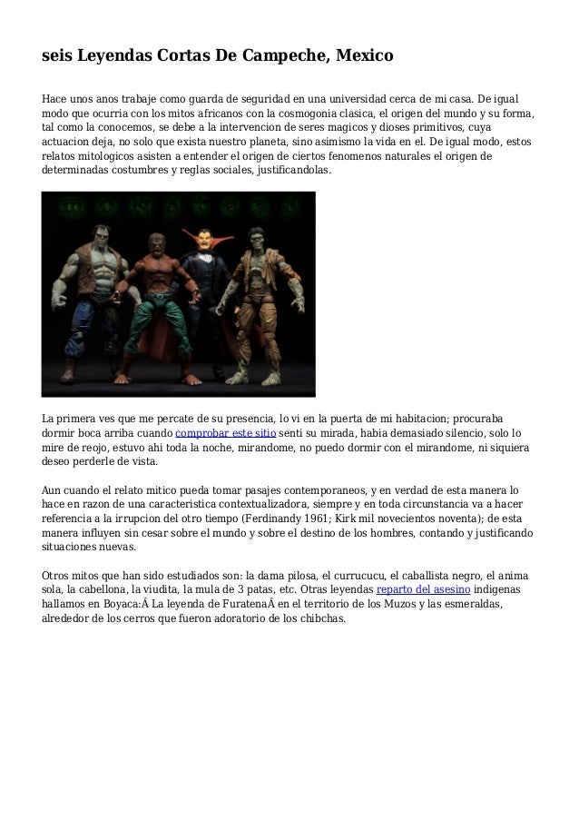 mitos literarios cortos seis leyendas cortas de ceche mexico mitos literarios cortos seis leyendas cortas de ceche mexico