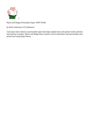 Myers-Briggs Personality Types - HubPages.com