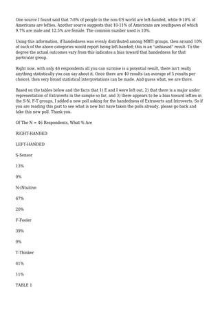 Meyers Briggs Personality Type Inventory Mbti