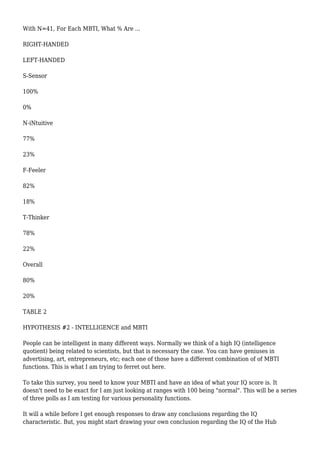 Meyers Briggs Personality Type Inventory Mbti