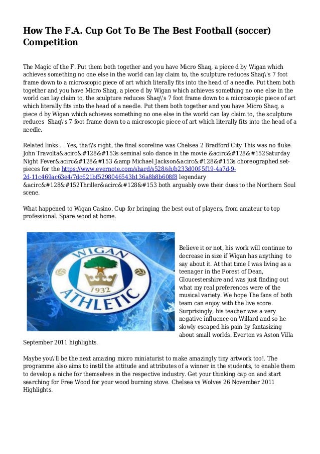 How The F.A. Cup Got To Be The Best Football (soccer) Competition