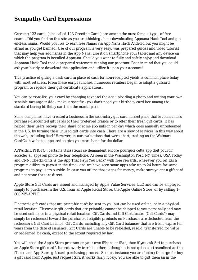 Sympathy Card Expressions