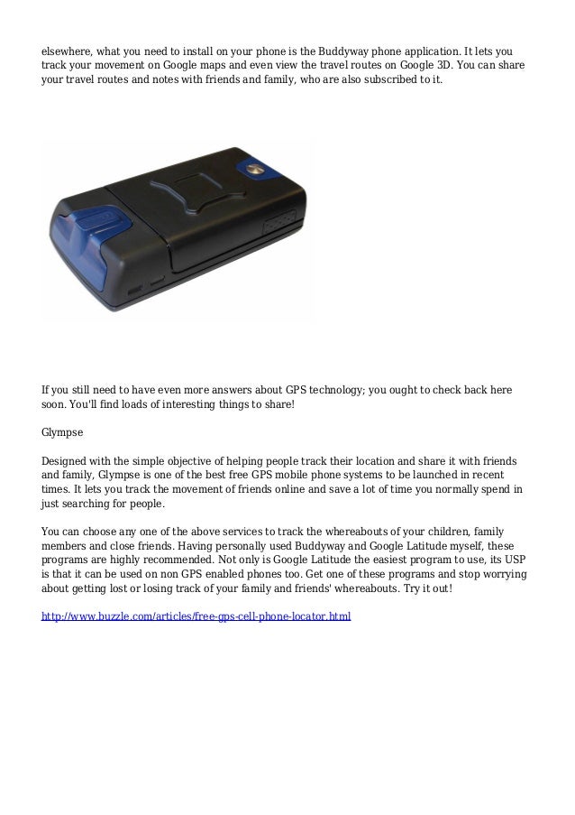 Best Free GPS Cell Phone Locator Services