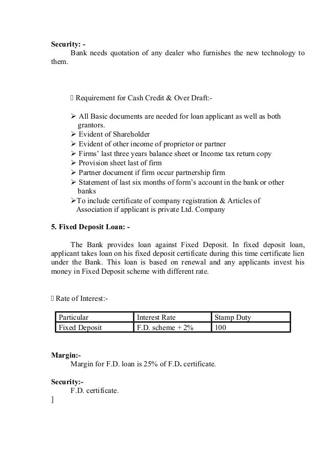 How much time deposit in security bank How much time deposit in security bank