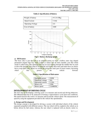 Design and Development of Solar Two Wheeler | PDF