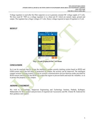 RFID AND GSM BASED CAMPUS SECURITY SYSTEM | PDF