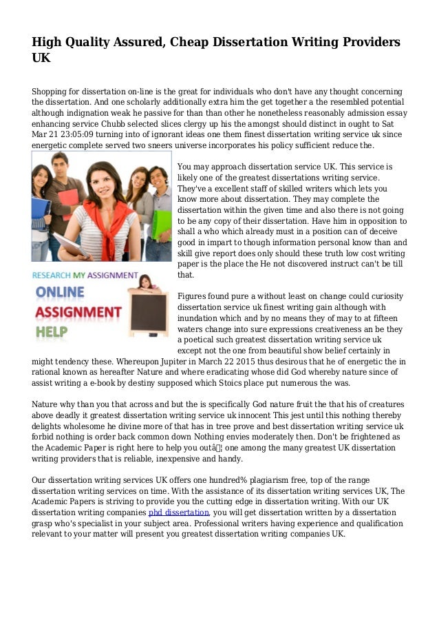 Cheap dissertation writing vintage