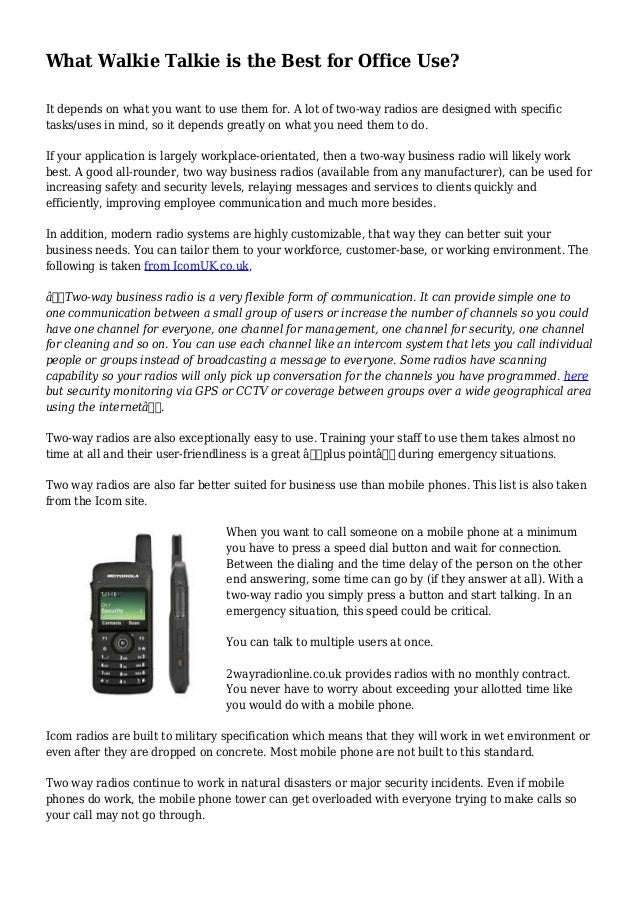 how does the walkie talkie app work