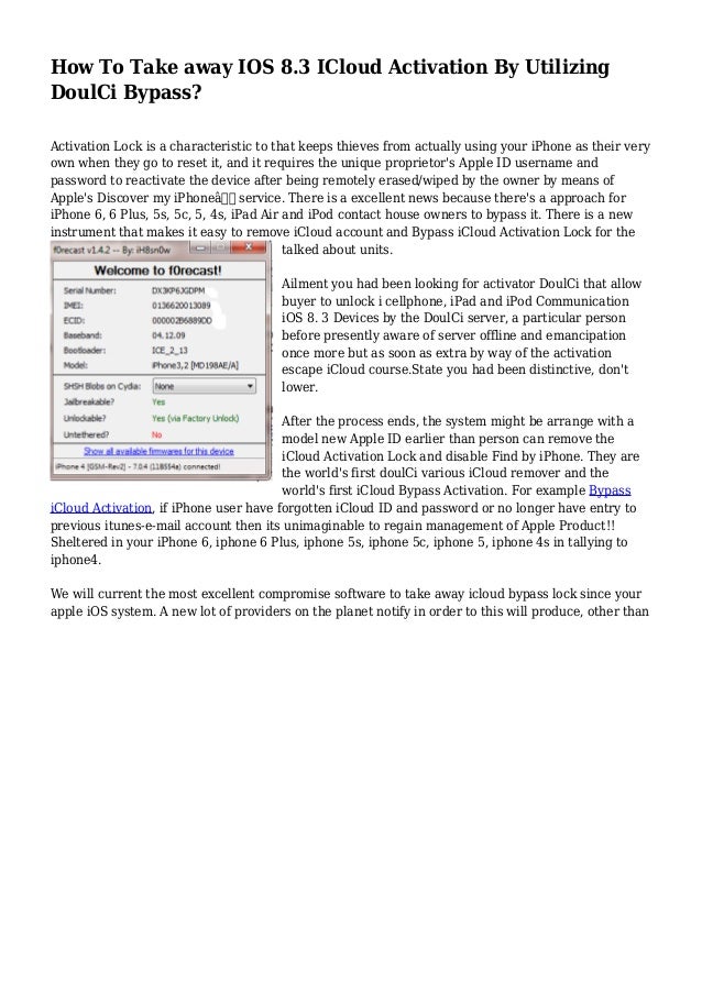 doulci username and password doulci username and password