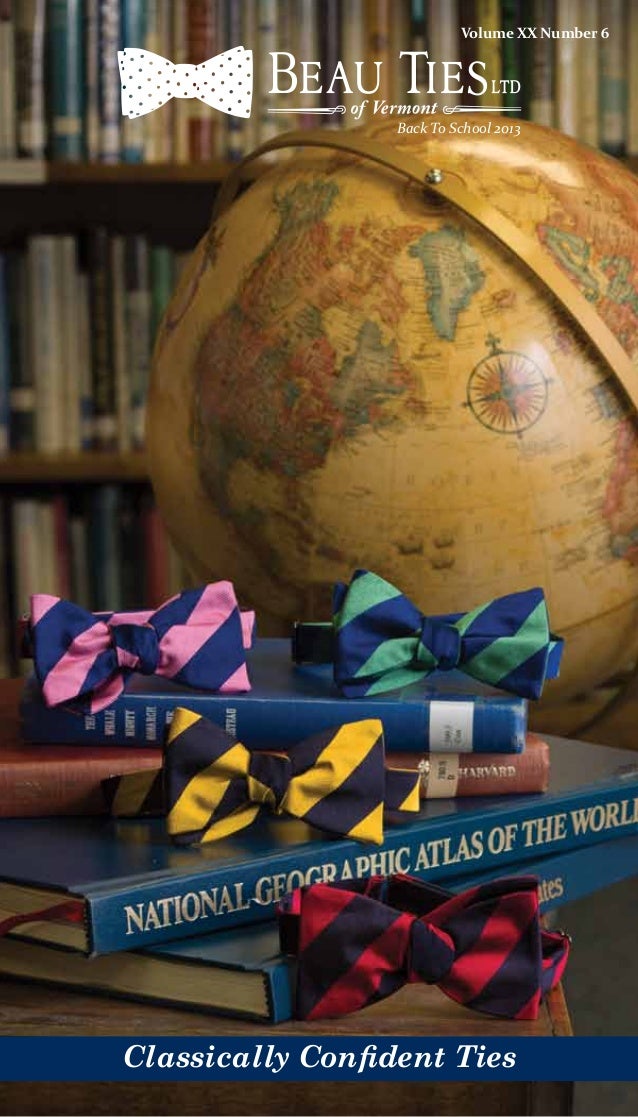 Beau Ties Ltd Back To School Catalog 2013