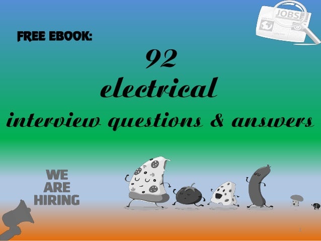 electrician interview questions