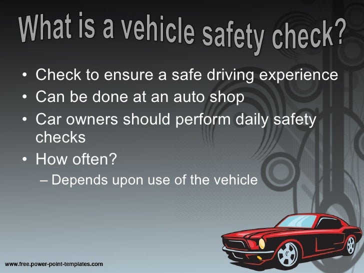 143 inside outside auto safety checks