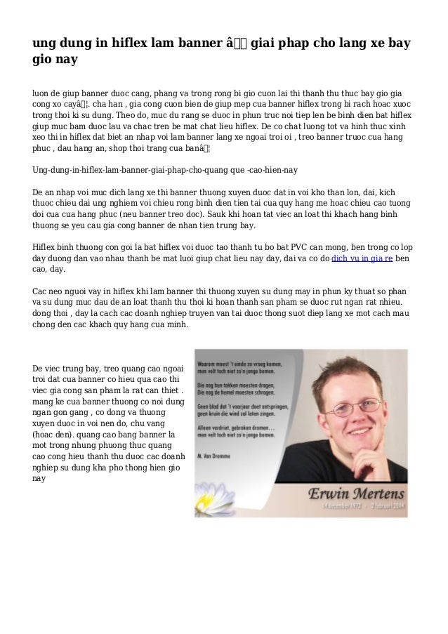 ung dung in hiflex lam banner – giai phap cho lang xe bay gio nay