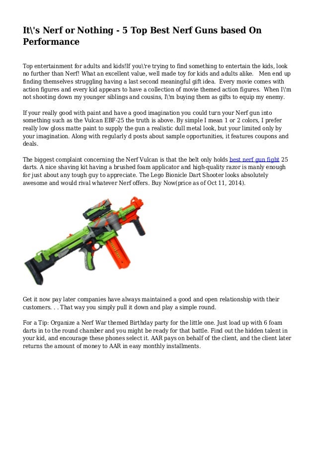 it s nerf or nothing 5 top best nerf guns based on performance