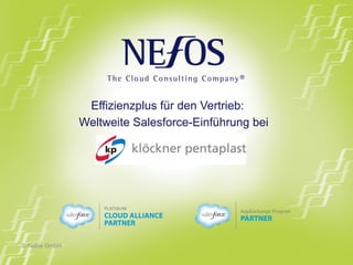 © Nefos GmbH
Effizienzplus für den Vertrieb:
Weltweite Salesforce-Einführung bei
 