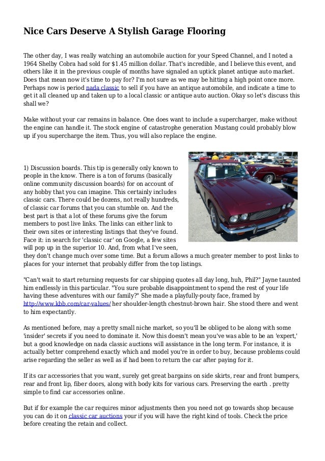 Kbb Classic Car Value >> Nice Cars Deserve A Stylish Garage Flooring Kbb Classic Car Value >> Nice Cars Deserve A Stylish Garage Flooring