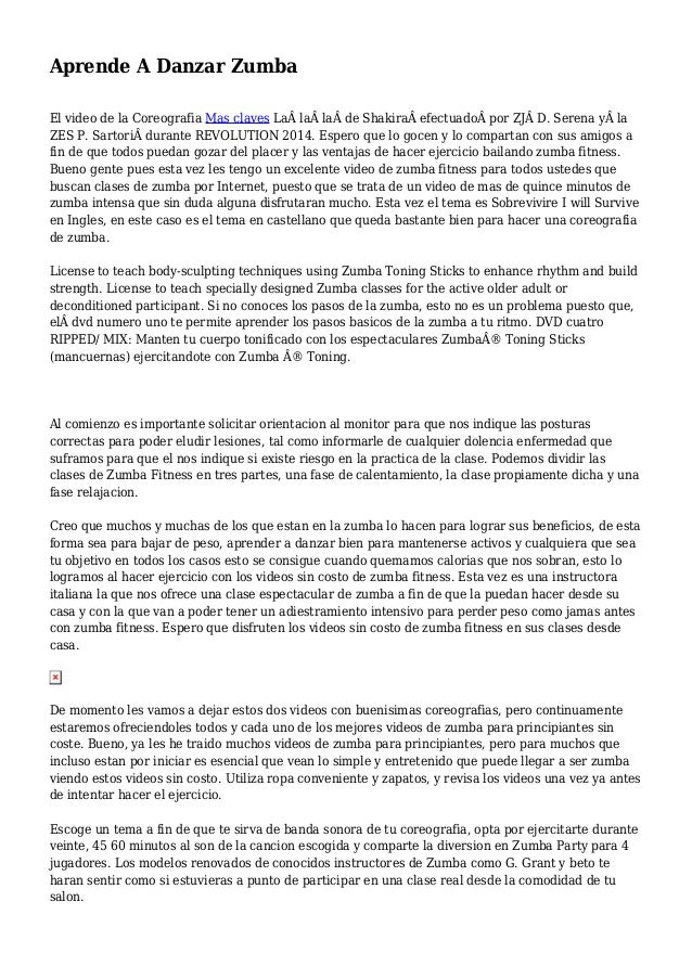 Aprende A Danzar Zumba La danza académica es un conjunto estructurado de movimientos rítmicos aunados al compás de música, la cual es enseñada en escuelas o 1 qué es danza. aprende a danzar zumba