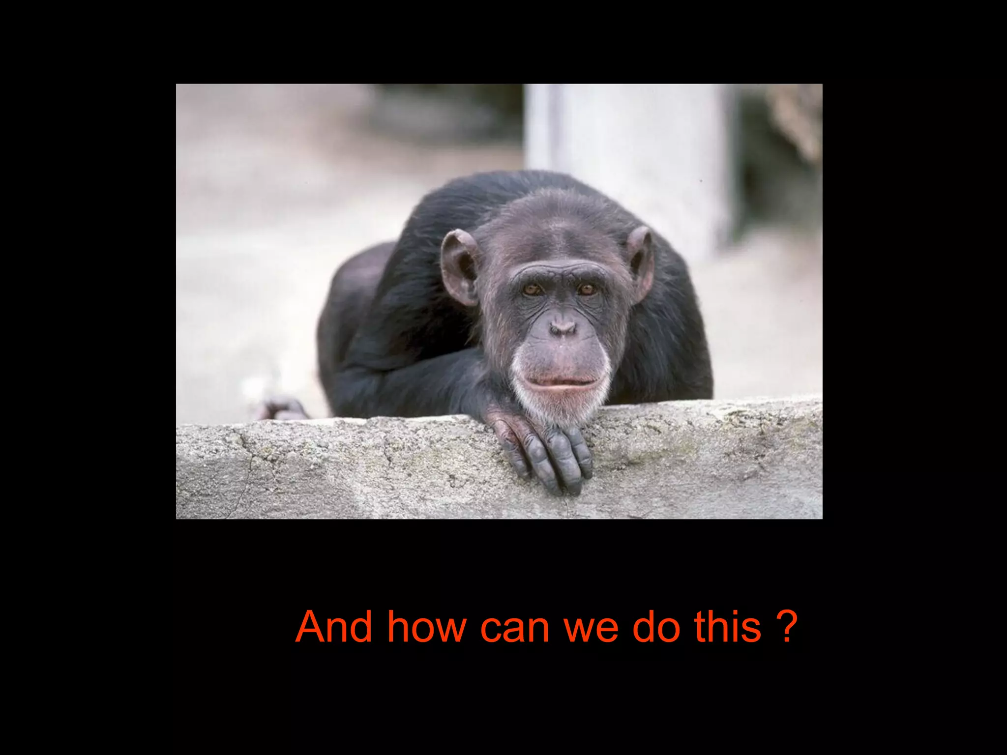 And how can we do this ?
 