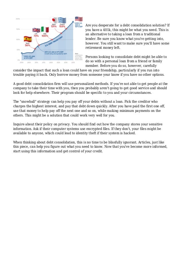 Have Debt Consolidation Questions? Get Your Answers Here