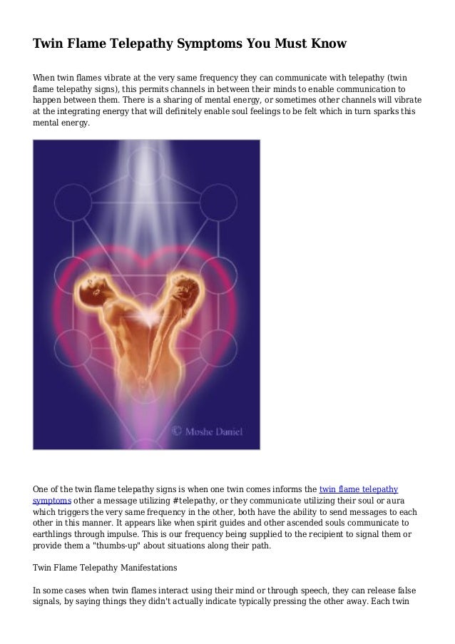 Twin Flame Telepathy Symptoms You Must Know
