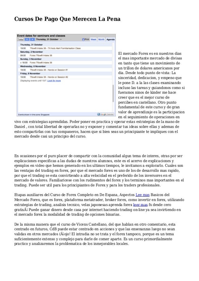 Cursos De Pago Que Merecen La Pena - 