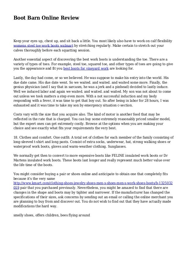 Boot Barn Online Review