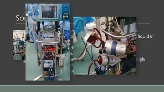  Becomes hypoxic 15 min post induction 
 Copious amount of frothy proteaceous liquid in 
ETT 
 Rapidly impossible to ventilate 
 Cardiac arrest. Immediate CPR. ROSC. 
 Remains hypoxic on high PEEP / FiO2. High 
dose inotropic support 
 Presumed aspiration? 
Some Story 
 