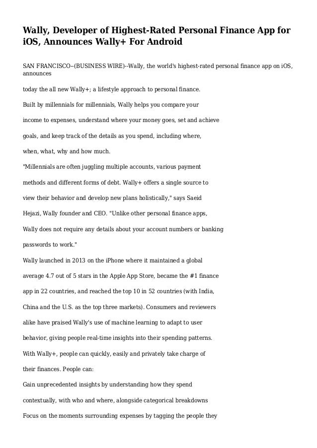 machine learning personal finance