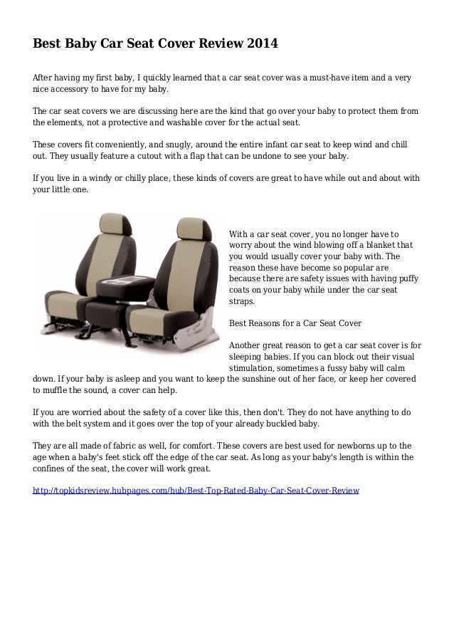 best car seat for sleeping