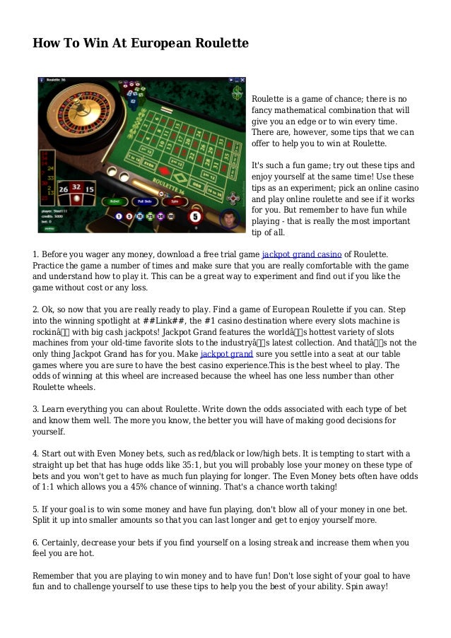 Free european roulette no download Free european roulette no download