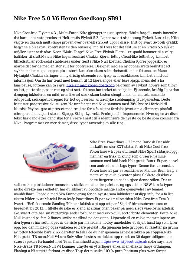nike free 5.0 V6 goedkoop