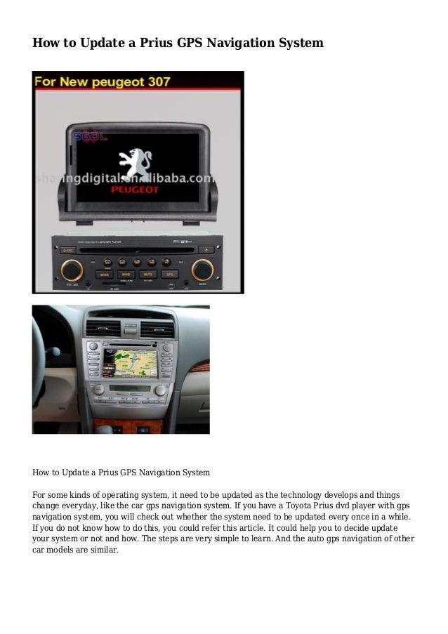How To Update A Prius Gps Navigation System How To Update A Prius Gps Navigation System The Toyota How To Update A Prius Gps Navigation System How To Update A Prius Gps Navigation System The Toyota