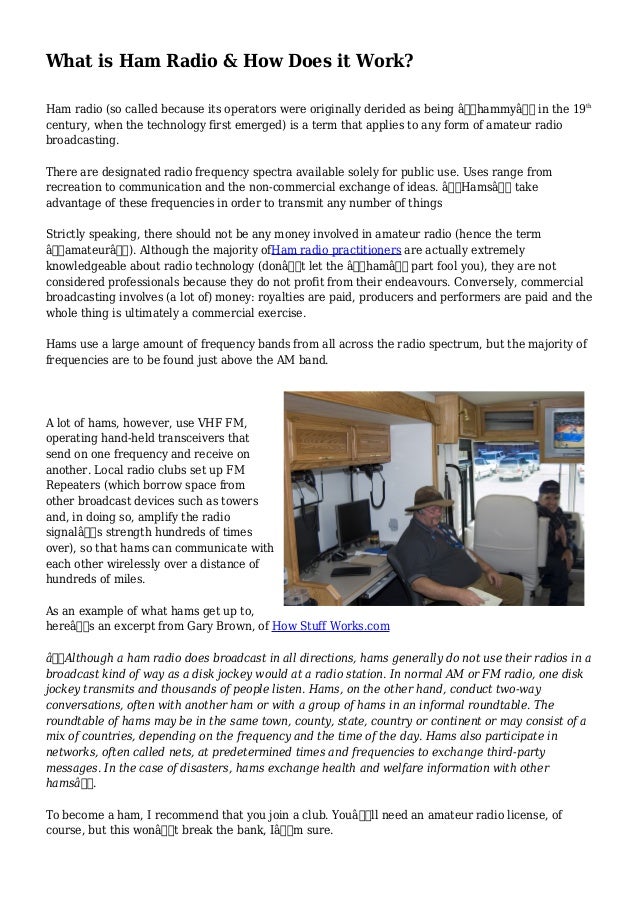 What is Ham Radio & How Does it Work?