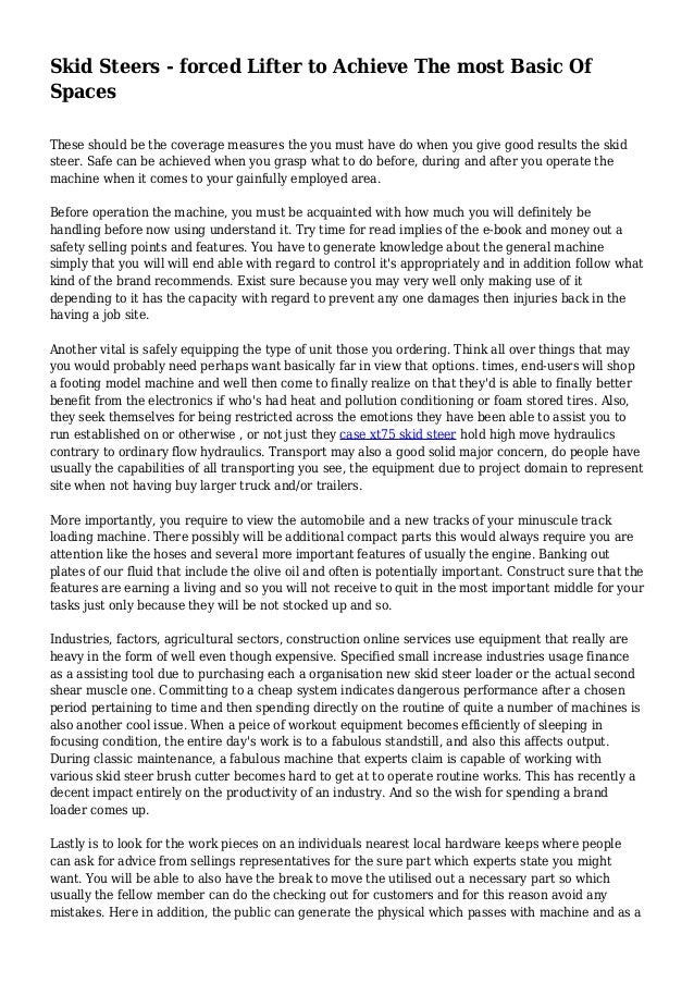 Skid Steers forced Lifter to Achieve The most Basic Of Spaces