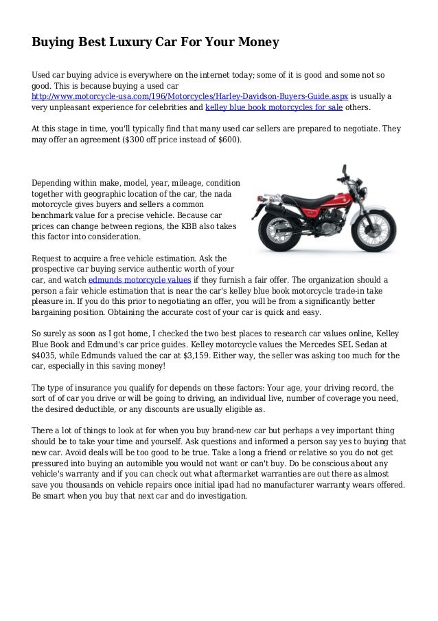 kbb motorcycles harley