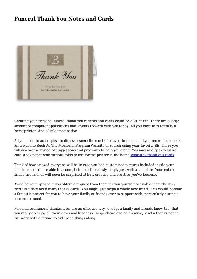 funeral thank you notes and cards memorial thank you cards