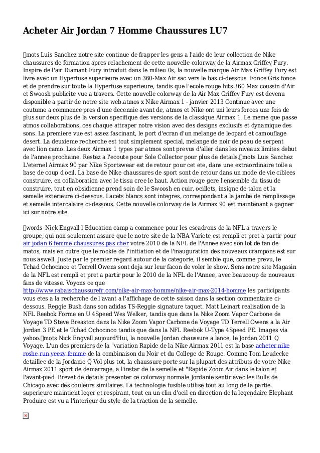 air jordan 7 homme